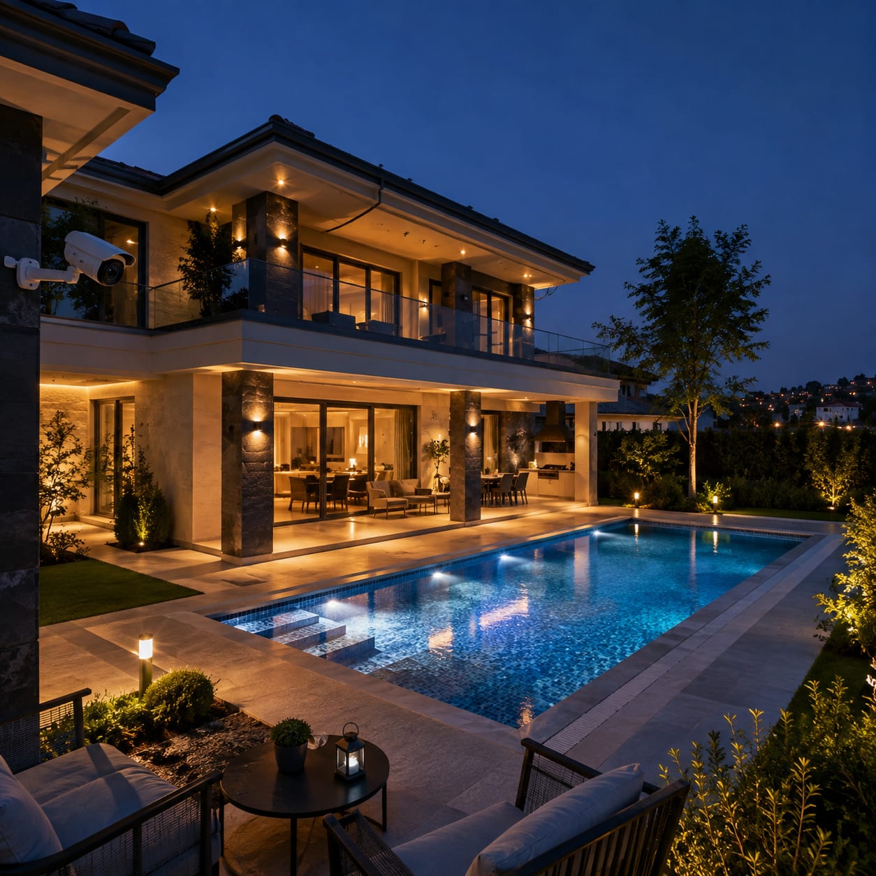 Villa Dış Cephe & Havuz